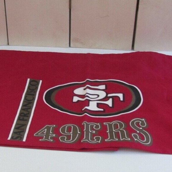 NFL SAN FRANCISCO 49ers Football Sports Team Curtain Valance 16 x 84 - Picture 1 of 3